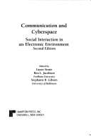 Tapa de Communication and cyberspace