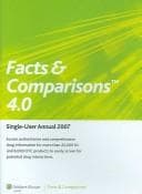Tapa de 2007 Facts & Comparisons 4.0 Annual CD-ROM
