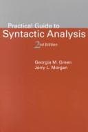 Tapa de Practical Guide to Syntactic Analysis
