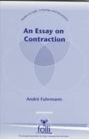 Tapa de An essay on contraction