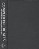 Tapa de Complex Predicates (Center for the Study of Language and Information - Lecture Notes)