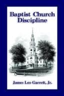 Tapa de Baptist Church Discipline