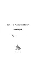 Tapa de Method in Translation History