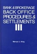 Tapa de Bank and Brokerage Back Office Procedures and Settlement