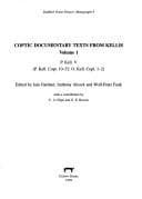 Tapa de Coptic documentary texts from Kellis