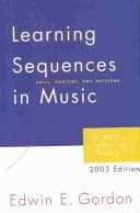Tapa de Learning Sequences in Music: Skill, Content, and Patterns