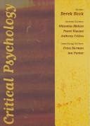 Tapa de Critical Psychology