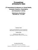 Tapa de Proceedings Afrigraph 2004