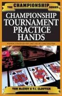 Tapa de Championship hold'em tournament hands