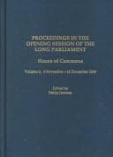 Tapa de Proceedings in the Opening Session of the Long Parliament: House of Commons: The Strafford Trial. Volume 3