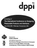 Tapa de Dppi: Proceedings of the International Conference on Designing Pleasurable Products and Interfaces