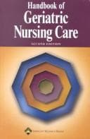 Tapa de Handbook of Geriatric Nursing Care