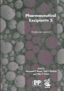 Tapa de Handbook of pharmaceutical excipients