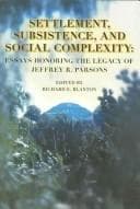 Tapa de Settlement, Subsistence, and Social Complexity