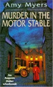 Tapa de Murder in the Motor Stable (Auguste Didier Whodunnit)