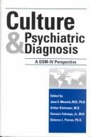 Tapa de Culture And Psychiatric Diagnosis
