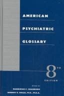 Tapa de American psychiatric glossary