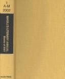Tapa de Magill's Literary Annual 2002