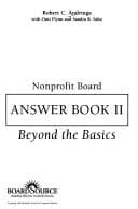 Tapa de Nonprofit board answer book II