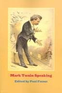 Tapa de Mark Twain Speaking
