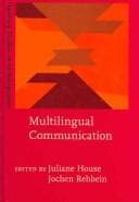 Tapa de Multilingual communication