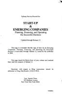 Tapa de Start-Up & Emerging Companies