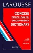 Tapa de Larousse Concise French/English English/French Dictionary