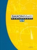 Tapa de Saxon Math 5/4