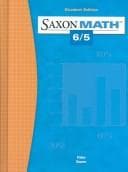 Tapa de Saxon Math 6/5 Facts Practice Work Book