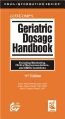 Tapa de Geriatric dosage handbook