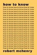 Tapa de How To Know