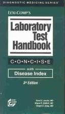 Tapa de Laboratory test handbook