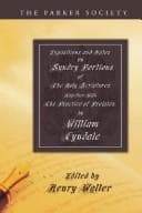 Tapa de Expositions of Scripture and Practice of Prelates