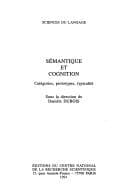 Tapa de Sémantique et cognition