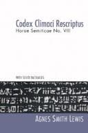 Tapa de Codex Climaci Rescriptus (Horae Semiticae)