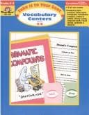 Tapa de Vocabulary Centers (Grades 5-6) Take it To Your Seat