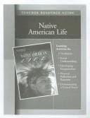 Tapa de North American Indian Life Teacher Resource Guide (The Life of  Early Civilization Series)