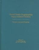 Tapa de World Trade Organization Dispute Settlement Decisions
