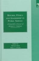 Tapa de Reform, ethics, and leadership in public service