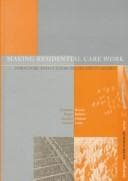 Tapa de Making residential care work