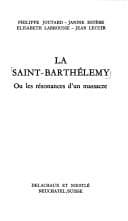 Tapa de La Saint-Barthélemy