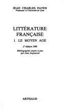 Tapa de Collection Littérature française/poche