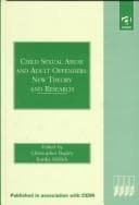 Tapa de Child sexual abuse and adult offenders