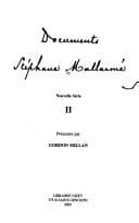 Tapa de Documents Stéphane Mallarmé