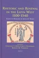 Tapa de Rhetoric and renewal in the Latin West 1100-1540