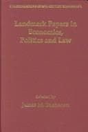 Tapa de Landmark papers in economics, politics, and law