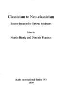 Tapa de Classicism to neo-classicism