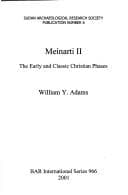 Tapa de Meinarti II (British Archaeological Reports (BAR) International)