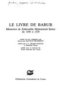 Tapa de Le livre de Babur
