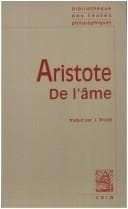 Tapa de De l'âme